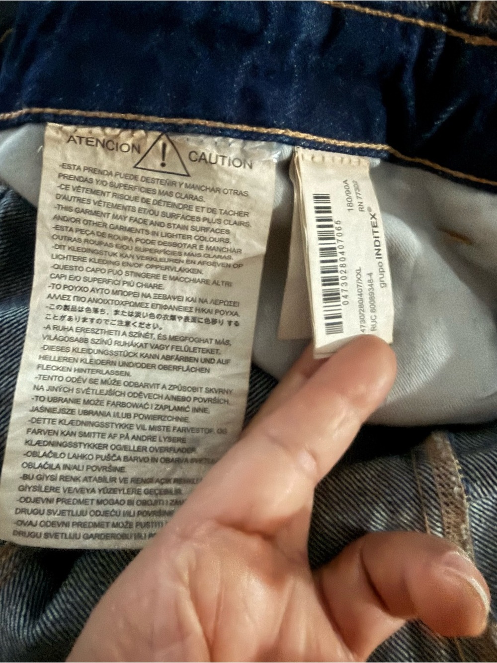 Zara Dark Blue Denim Jumpsuit - Picture 15 of 15